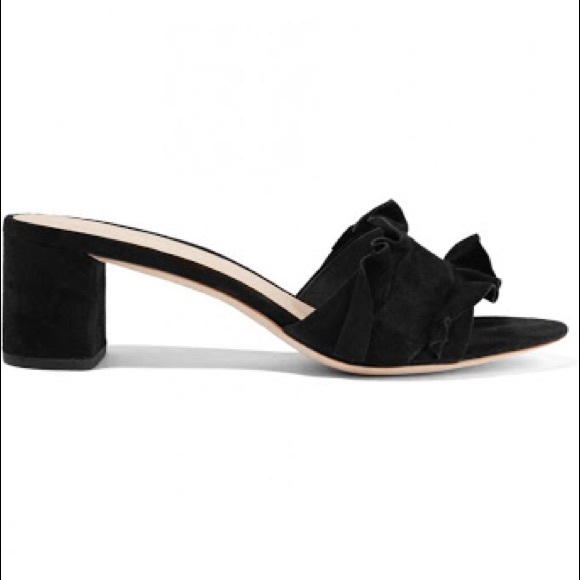NWOT Loeffler Randall Vera Ruffled Sandal - Picture 6 of 7